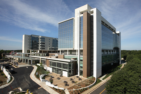 high rise hospital complex